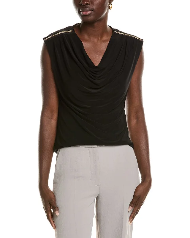 Anne Klein Cowl Neck Top Exclusive Discounts