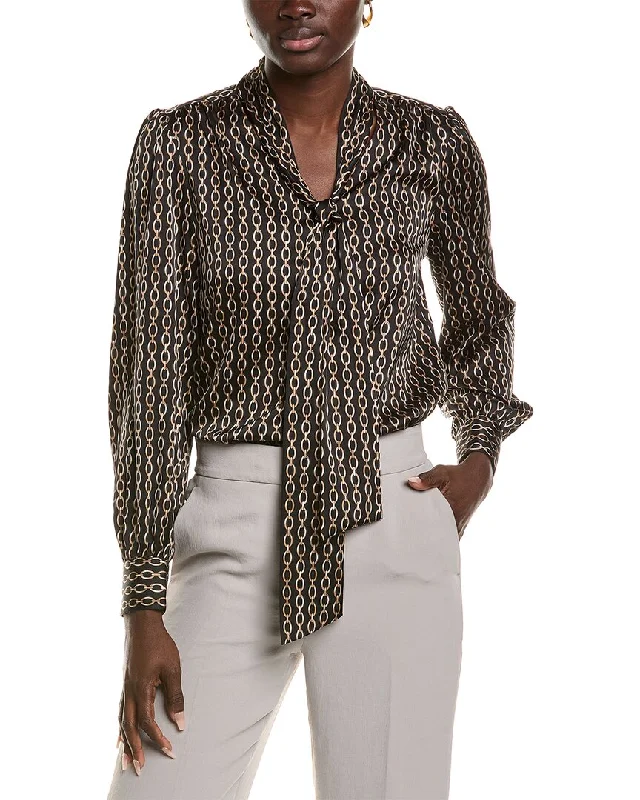 Anne Klein Tie-Neck Bow Blouse Shop Our Looks