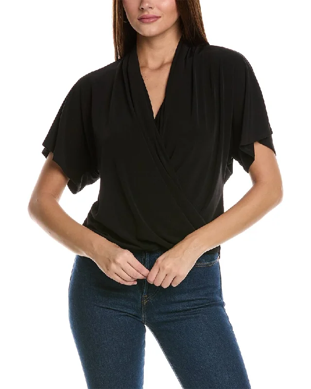 ARIELLA Surplice Blouse Flash Sale Now