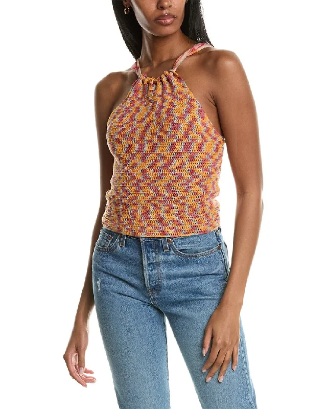 ba&sh Crochet Tank Chic Sophistication