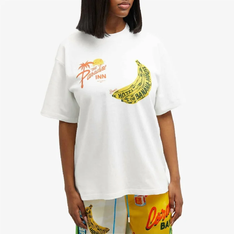 Banana Tee In Cream Weekend Special