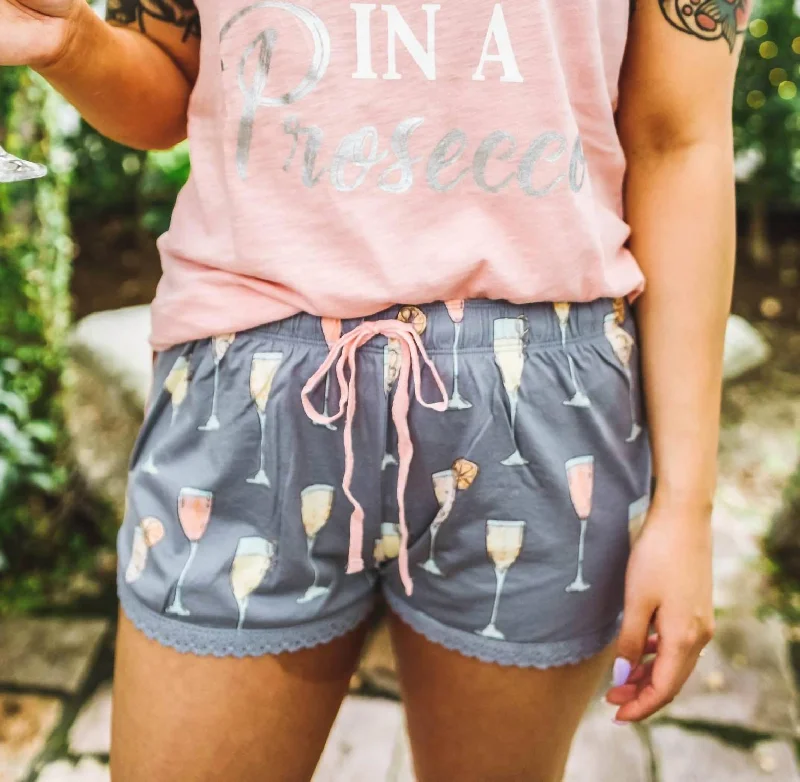 Be There In A Prosecco Tee In Peach Feminine Grace