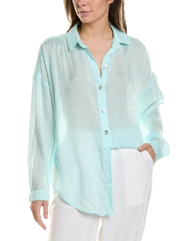 Bella Dahl Flowy Beach Shirt Stylish Savings