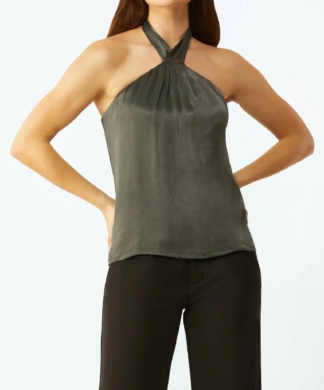 Berry Halter Babychain In Platinum Effortless Comfort