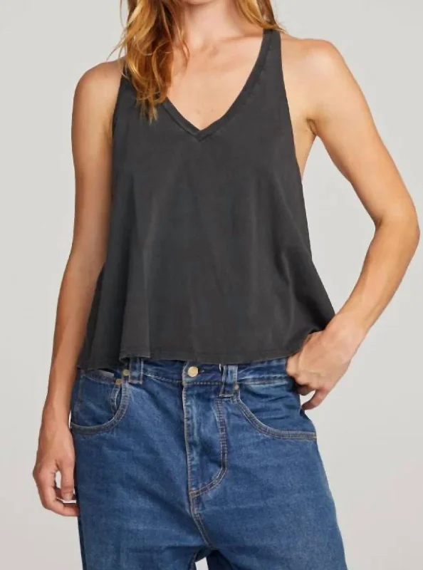 Carmel Tank Top In Licorice Clearance Event