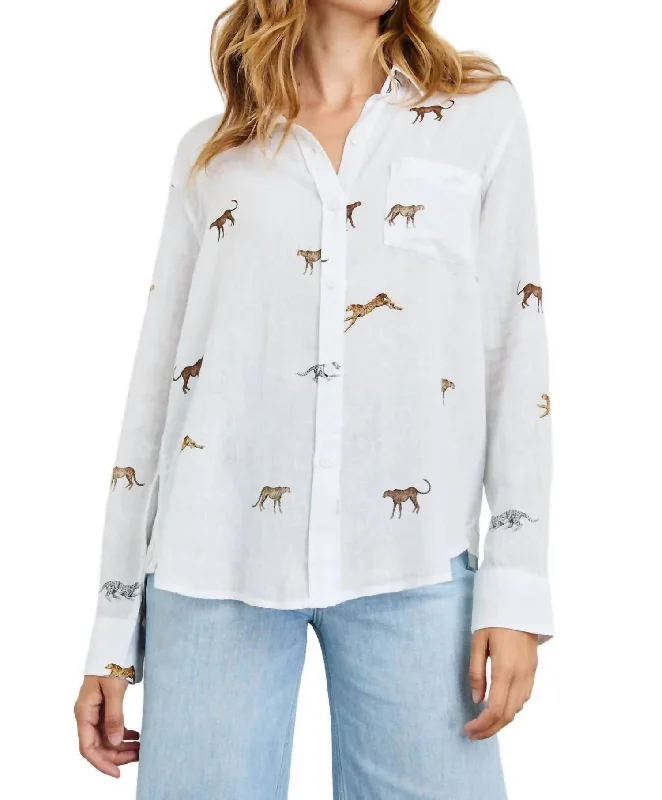 Charli Shirt In Safari Cheetah Limited Stock, Big Discounts