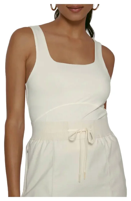 Core Seamless Tank In Ivory Discount Extravaganza