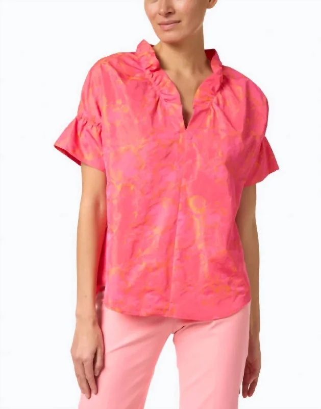 Crosby Top In Neon Seasonal Clearance