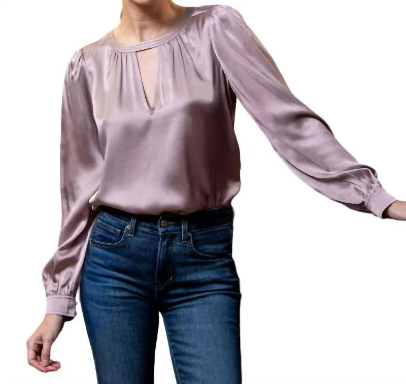 Double Down Blouse In Blush Exclusive Sale