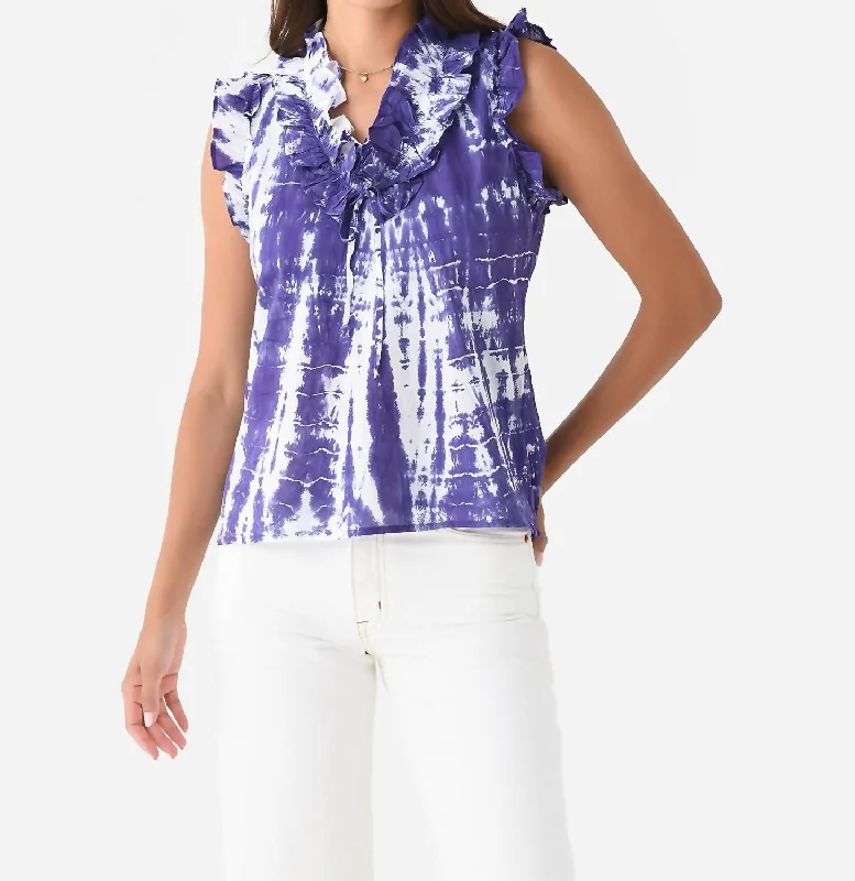 Duke Top In Purple Tie Dye Big Savings On Rustic Countryside Styles