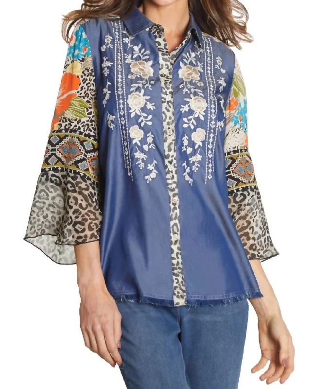 Edison Tunic In Multi Chic Everyday Wear