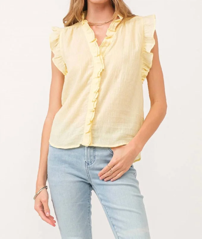 Ellie Top In Yellow Flash Sale Fever