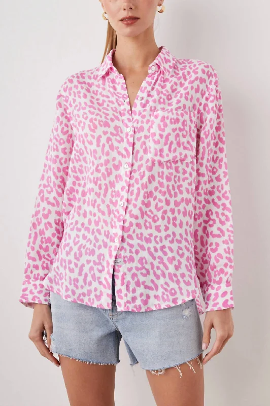 Ellis Shirt In Fuchsia Jaguar Comfort Meets Fashion