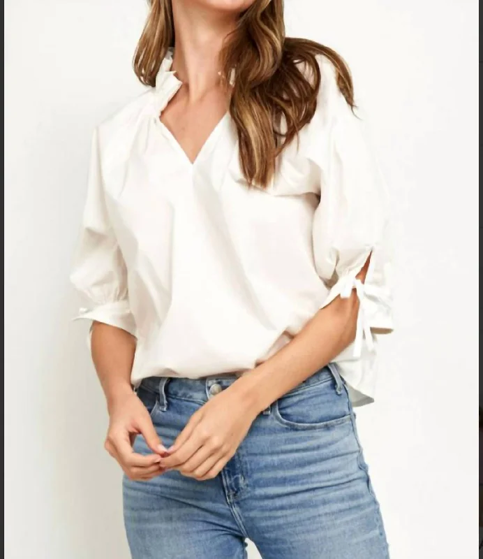 Eloise Blouse In White Must Haves