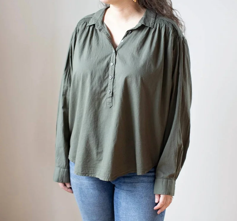 Emerie Top In Green Big Discounts