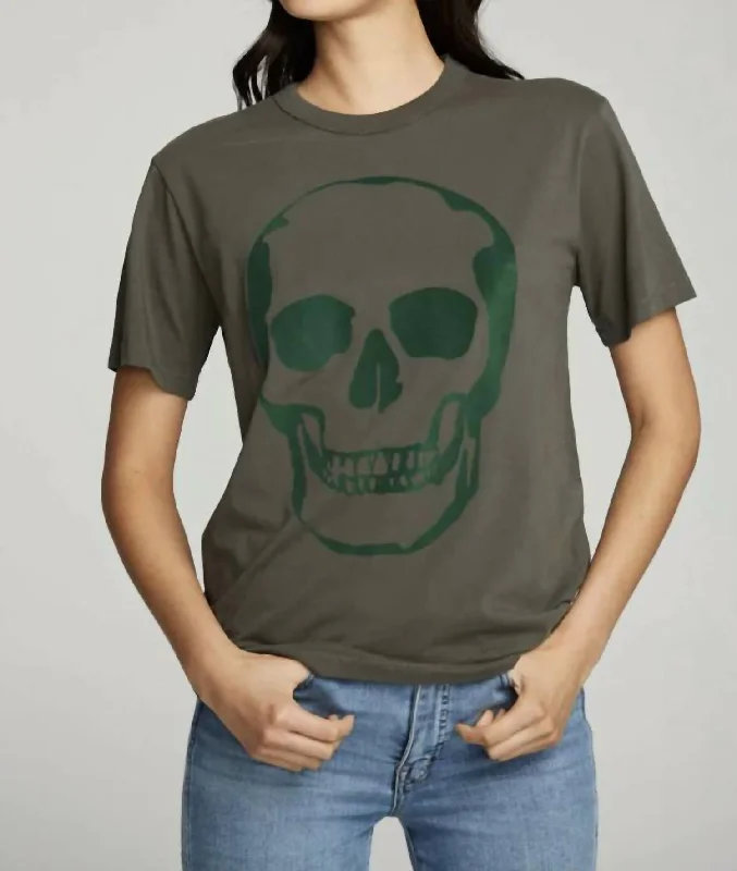 Flocked Skull In Safari New Season Fashion Preview