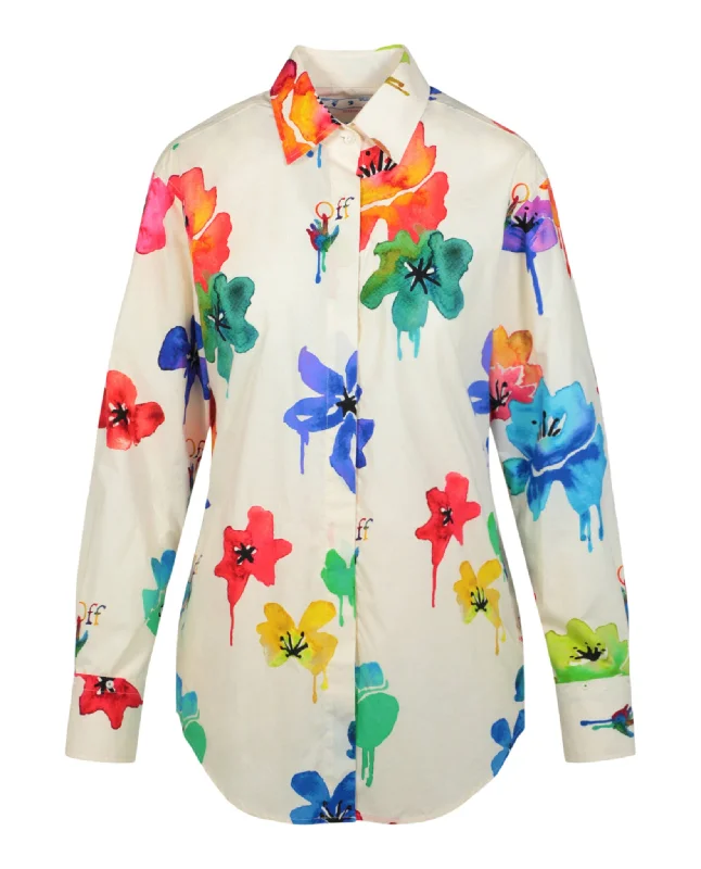 Floral Pop Long Sleeve Shirt Elevate Your Wardrobe