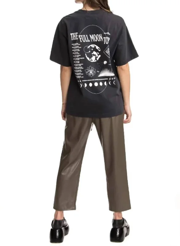 Full Moon Tour Oversized T-Shirt In Old Black Special Offers, Don't Miss