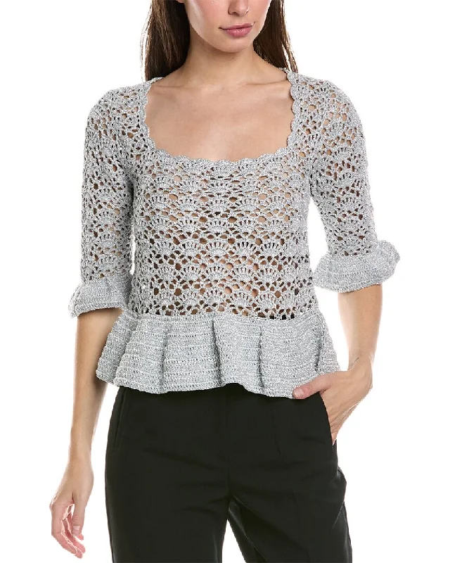 GANNI Crochet Top Season Sale