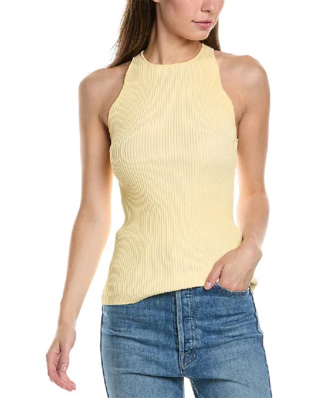 GANNI Rib Tank Casual Chic