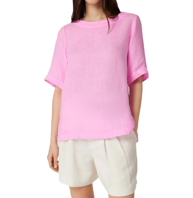 Gigi Blouse In Pink Best Deals Of The Season