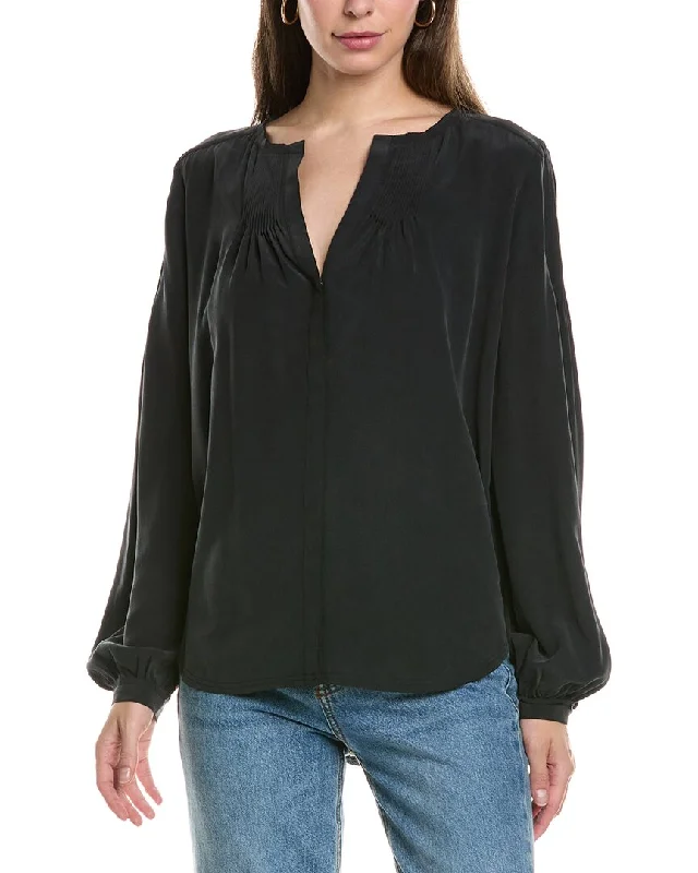 Go> by GoSilk Go Easy On Me Blouse Fashion Forward