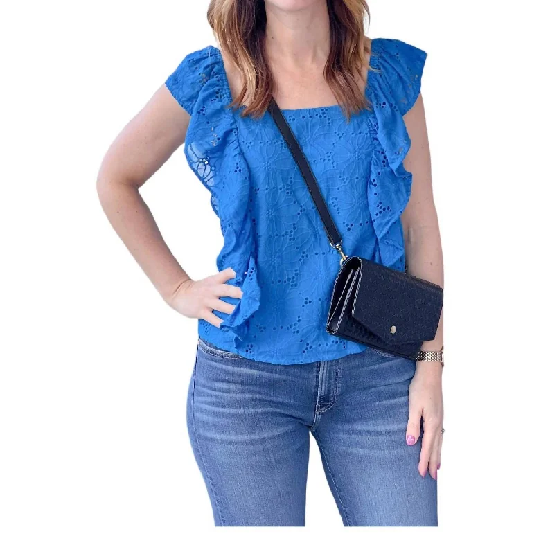 Harlee Top In Blue Style Upgrade