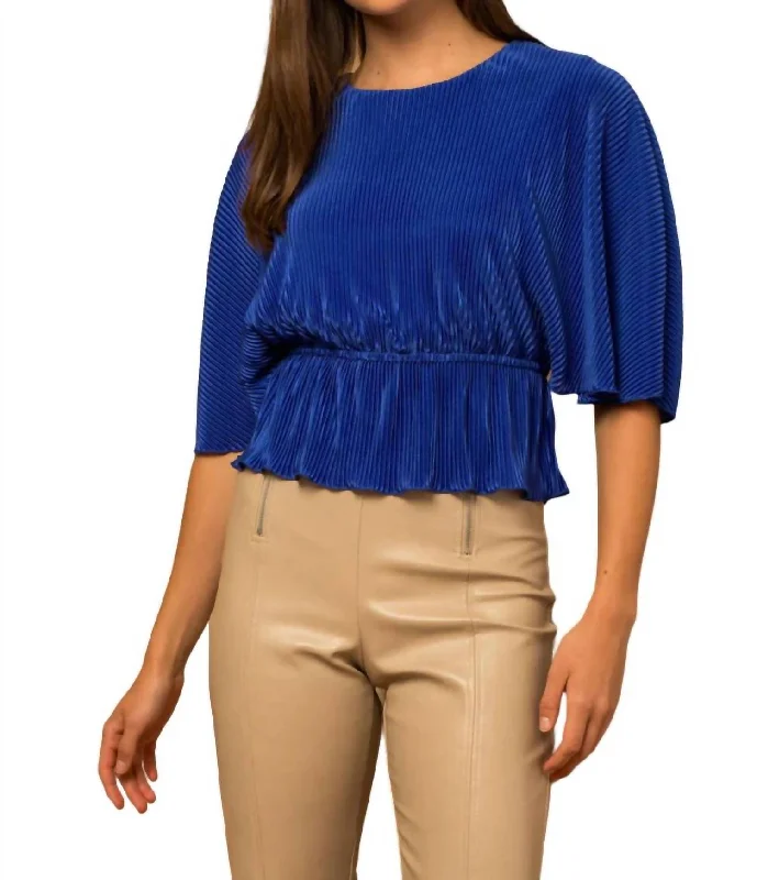 Jaime Top In Cobalt Chic Trend Collection