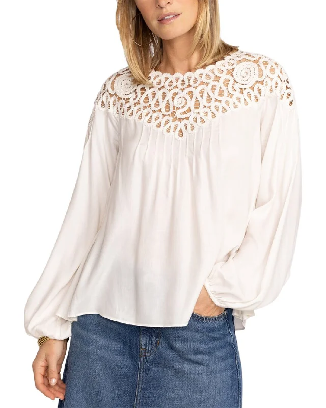 Johnny Was Cielito Wool-Blend Blouse Exclusive Discount