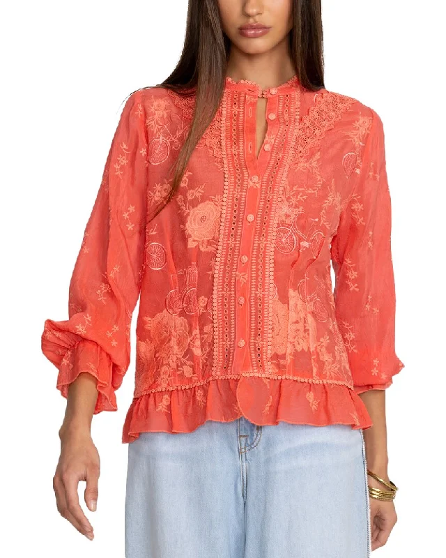 Johnny Was Serene Blouse Great Prices On Feminine Styles