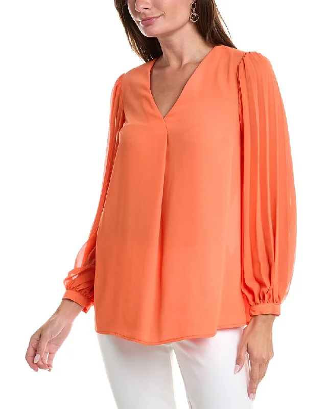 Joseph Ribkoff Balloon Sleeve Top Bold Silhouette