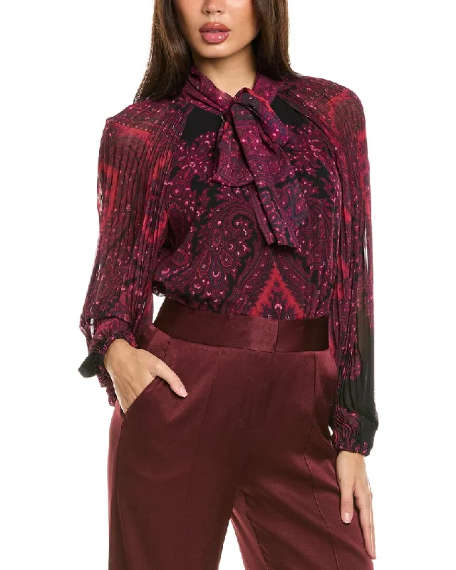 Kobi Halperin Renee Chiffon Blouse Chic Style