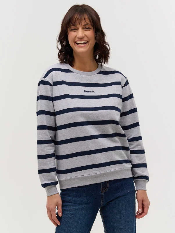 Laide Stripe Crew Neck Fashion Sale