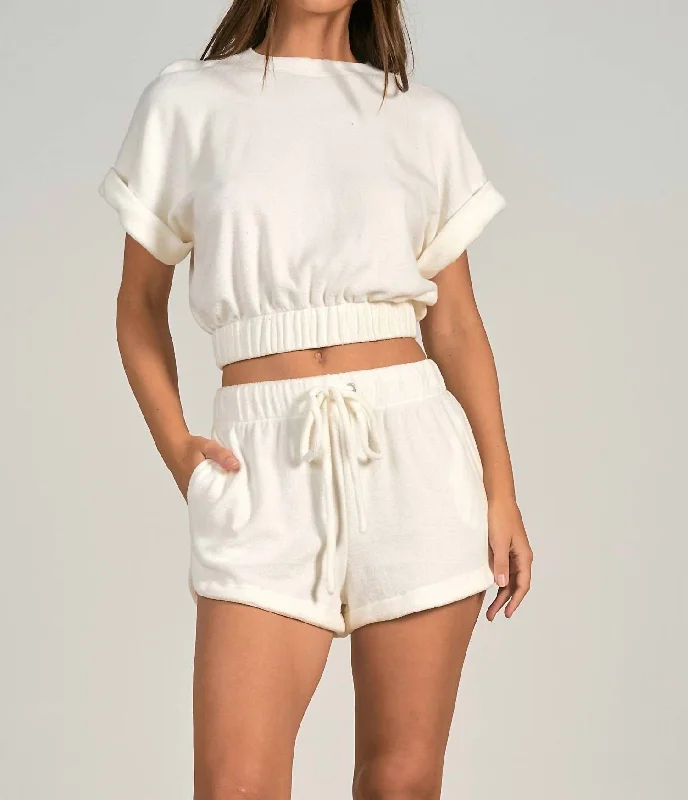 Lexy Top In Ivory Daily Deals