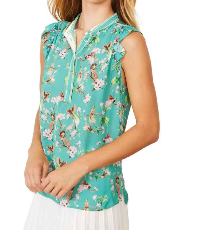 Liz Top In Paradise Birds Style Your Wardrobe