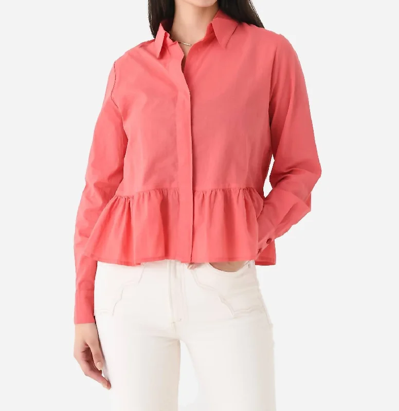 Lizzy Top In Rouge Pastel Styles