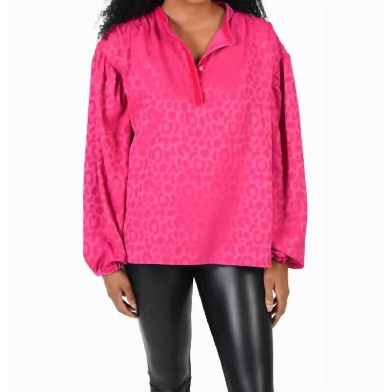 Lolli Top In Pink Casual Chic