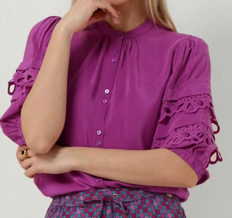 Lou Blouse In Violet Hot Picks