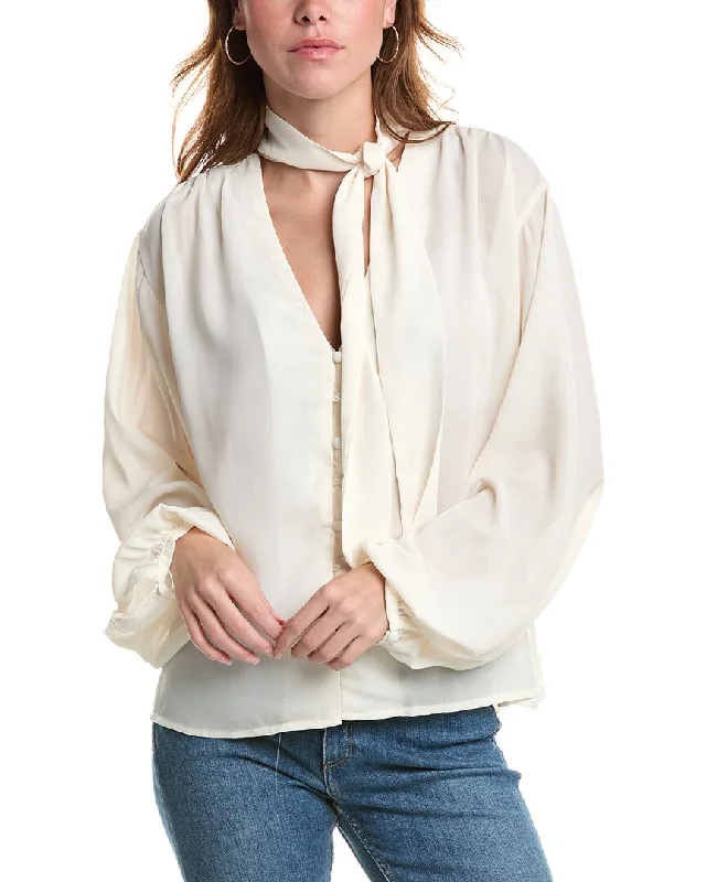 Lyra & Co Button-Down Top Chic And Edgy