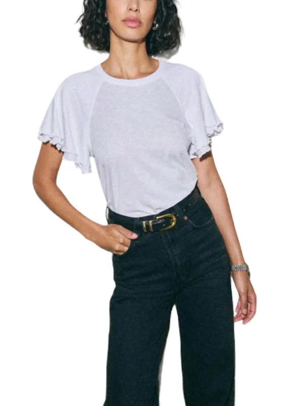 Macy Ragian Top In White Brand Name Clothing Discount Extravaganza