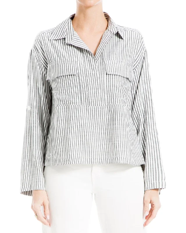 Max Studio Collared Blouse Final Sale