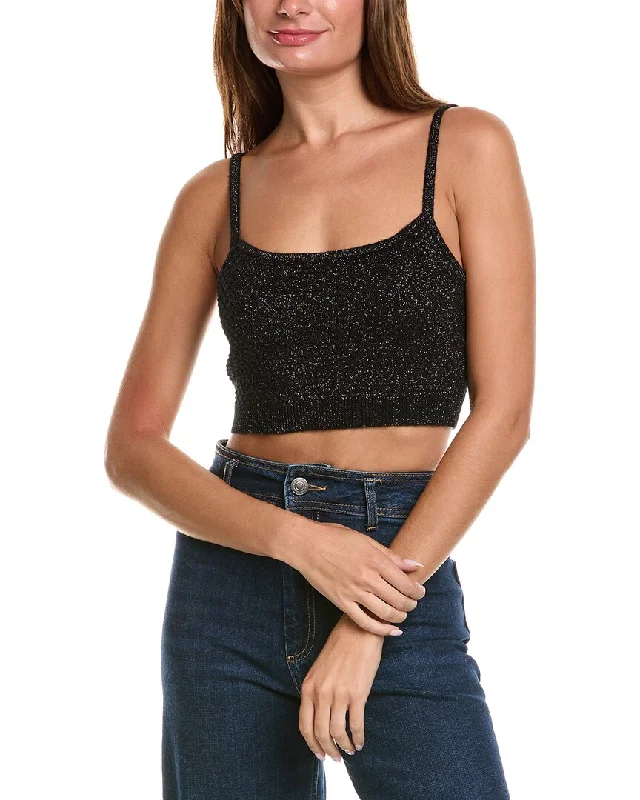 Minnie Rose Textured Cashmere-Blend Bralette Fashionista Favorites