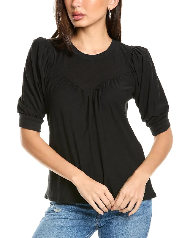 Nation LTD Journey Feminine Yoked T-Shirt Dive Into Trendy Styles