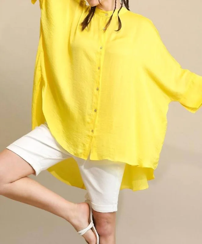 Never Let Go Tunic In Lemon Limited Time Special Offer