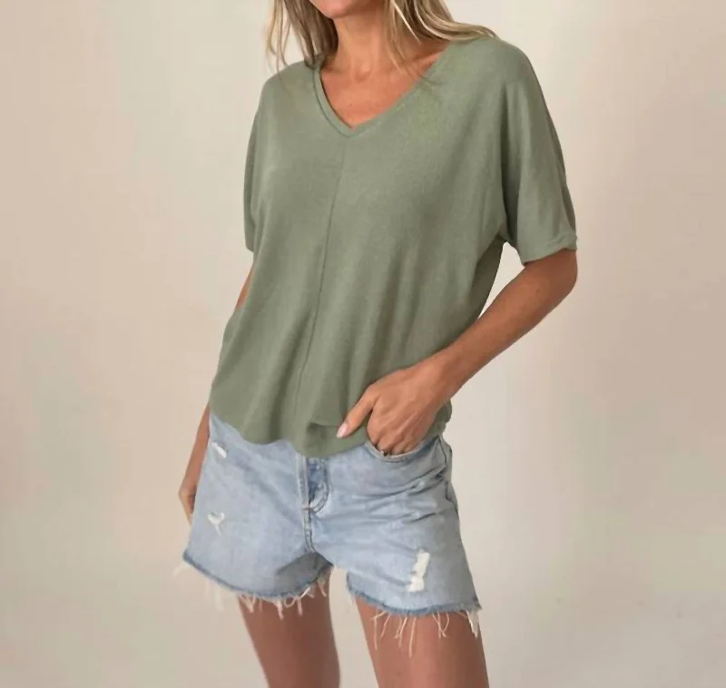 Olivia Tee In Treetop Limited Time Flash Sale