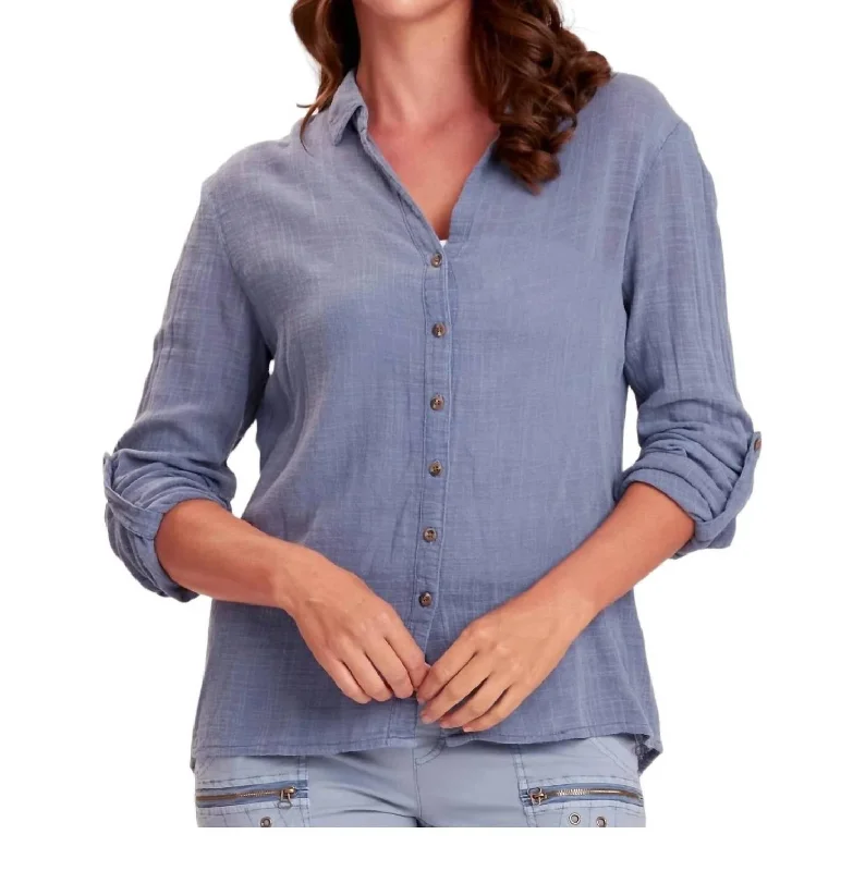 Porter Blouse In River Dale Trend Alert