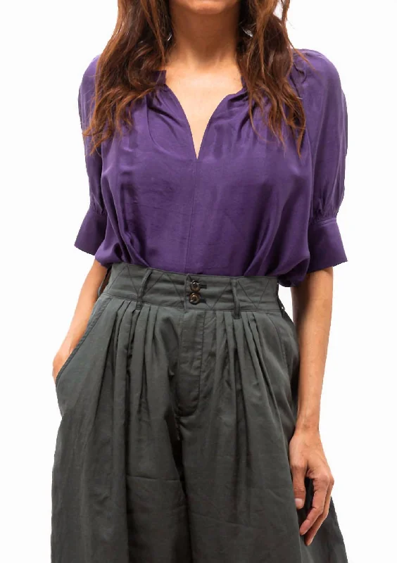 Prima Shirt In Violet Wardrobe Essentials