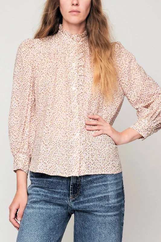 Rene Shirt In Confetti Print Pink Exclusive Discount