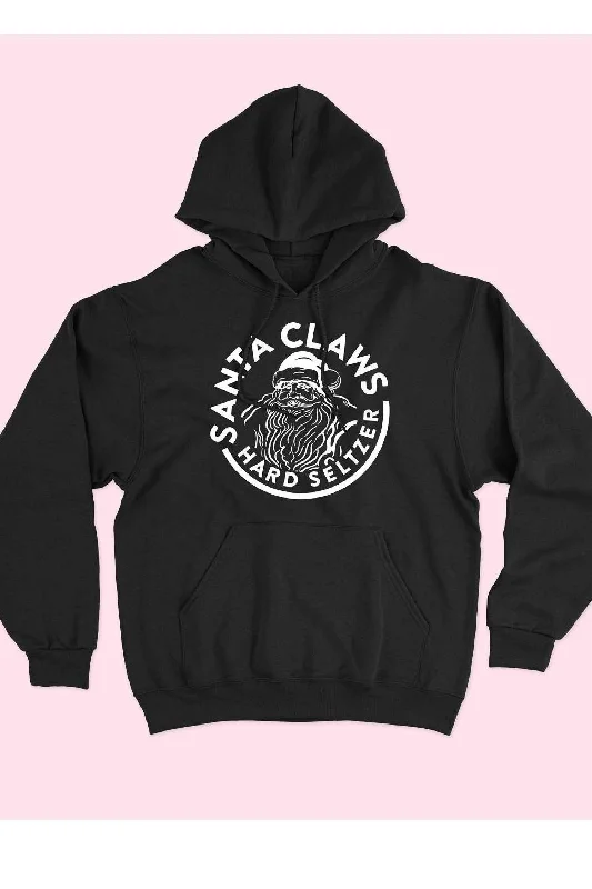 Santa Claws Hoodie In Black And White Unbeatable Prices