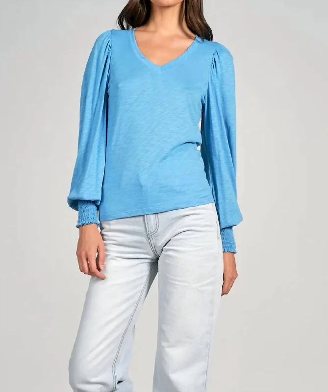 Saxon Shirt In Blue Trendy Women's Wear Collection